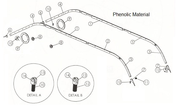 Chain Guide Rail Set product image 1