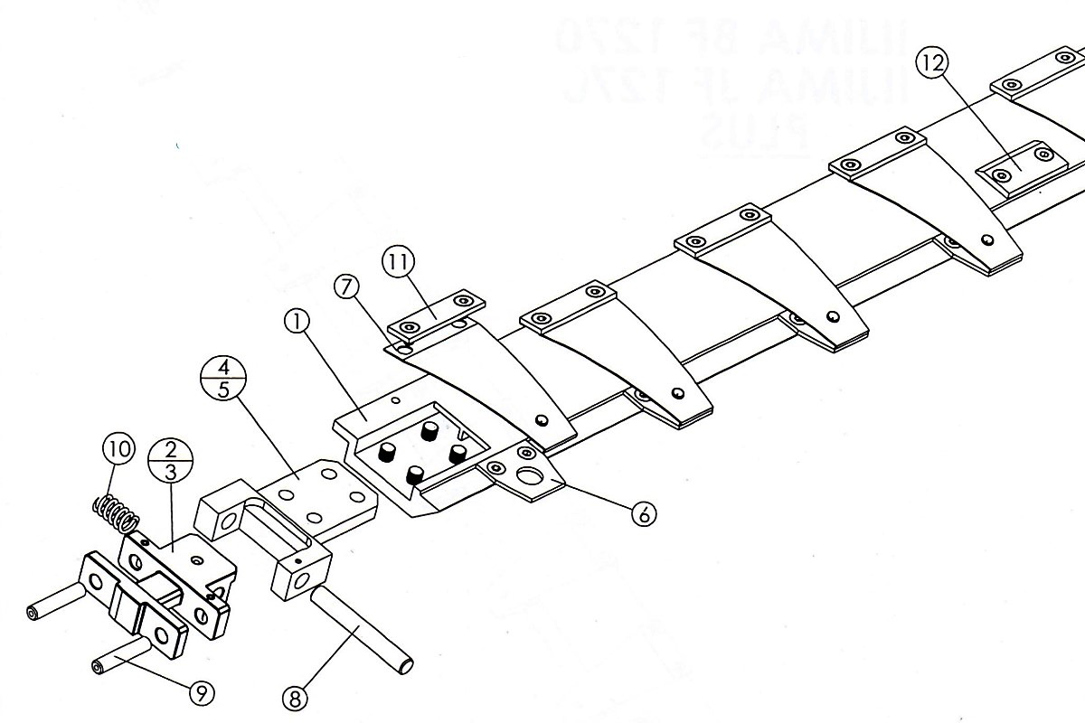 Aluminum Gripper Bar for Iijima 1270 product image 1