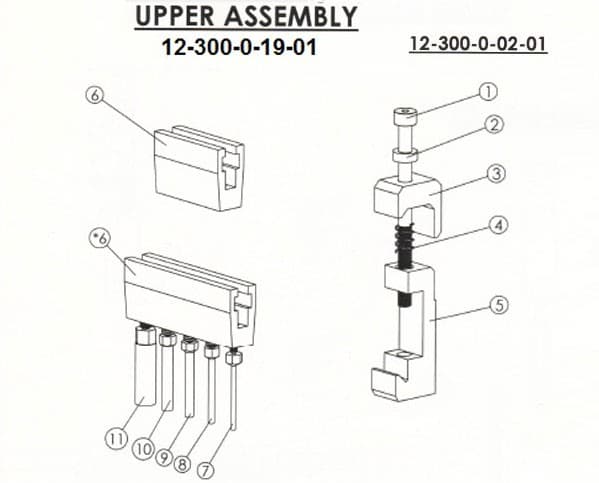 Upper Strip Pin Assembly product image 1