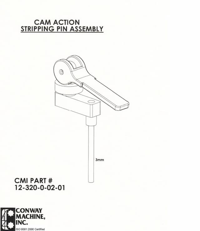 Cam Action Upper Stripping Pin Assembly product image 1